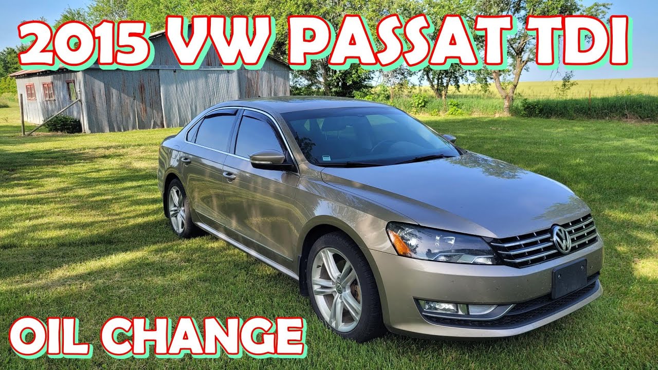 2015 Volkswagen Passat TDI SEL Premium | How To Change Your Oil
