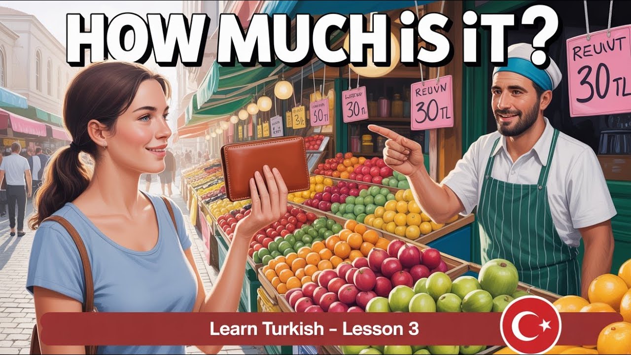Lesson 3: Everyday Basics – Numbers, Prices, Money | Real Turkish for Shopping 🇹🇷