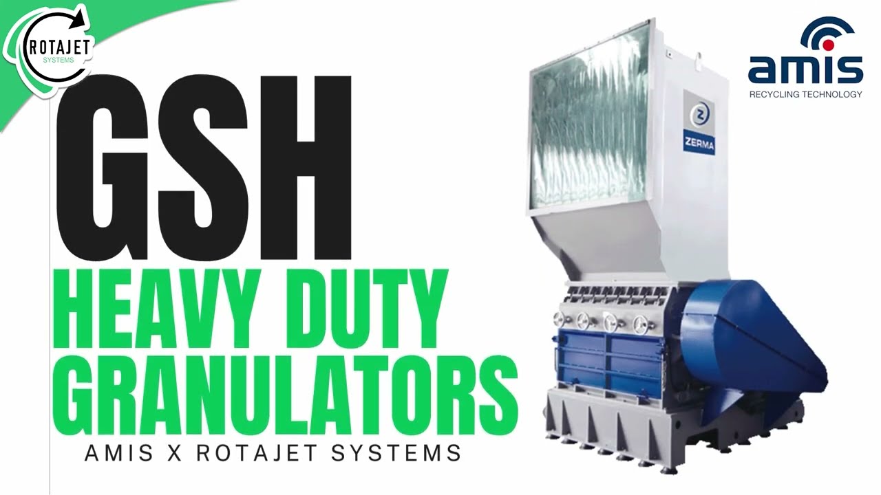 Zerma GSH Heavy duty granulator | Rotajet Systems #recycling #shredder #machinery