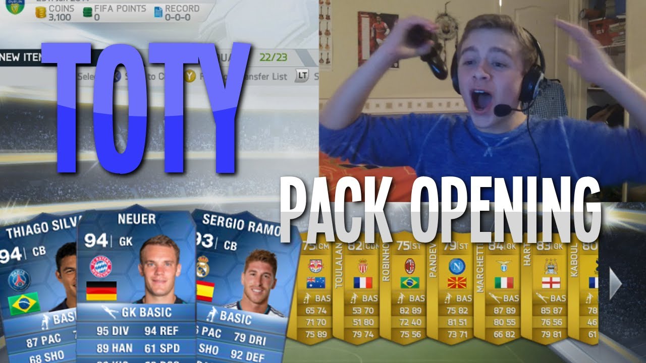 FIFA 14 - TOTY 250k Pack Opening! | INSANE PACK LUCK