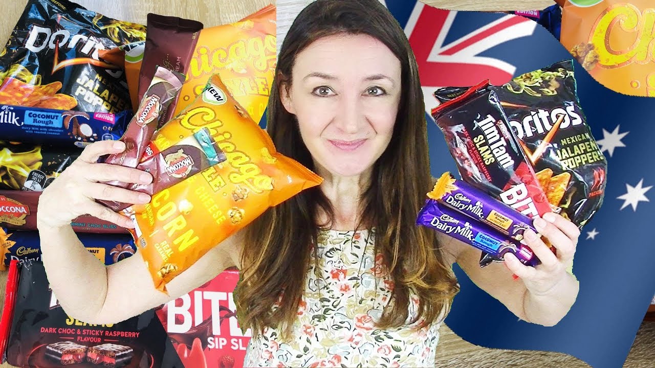 AUSTRALIAN Taste Test Cheese and Caramel Popcorn What?