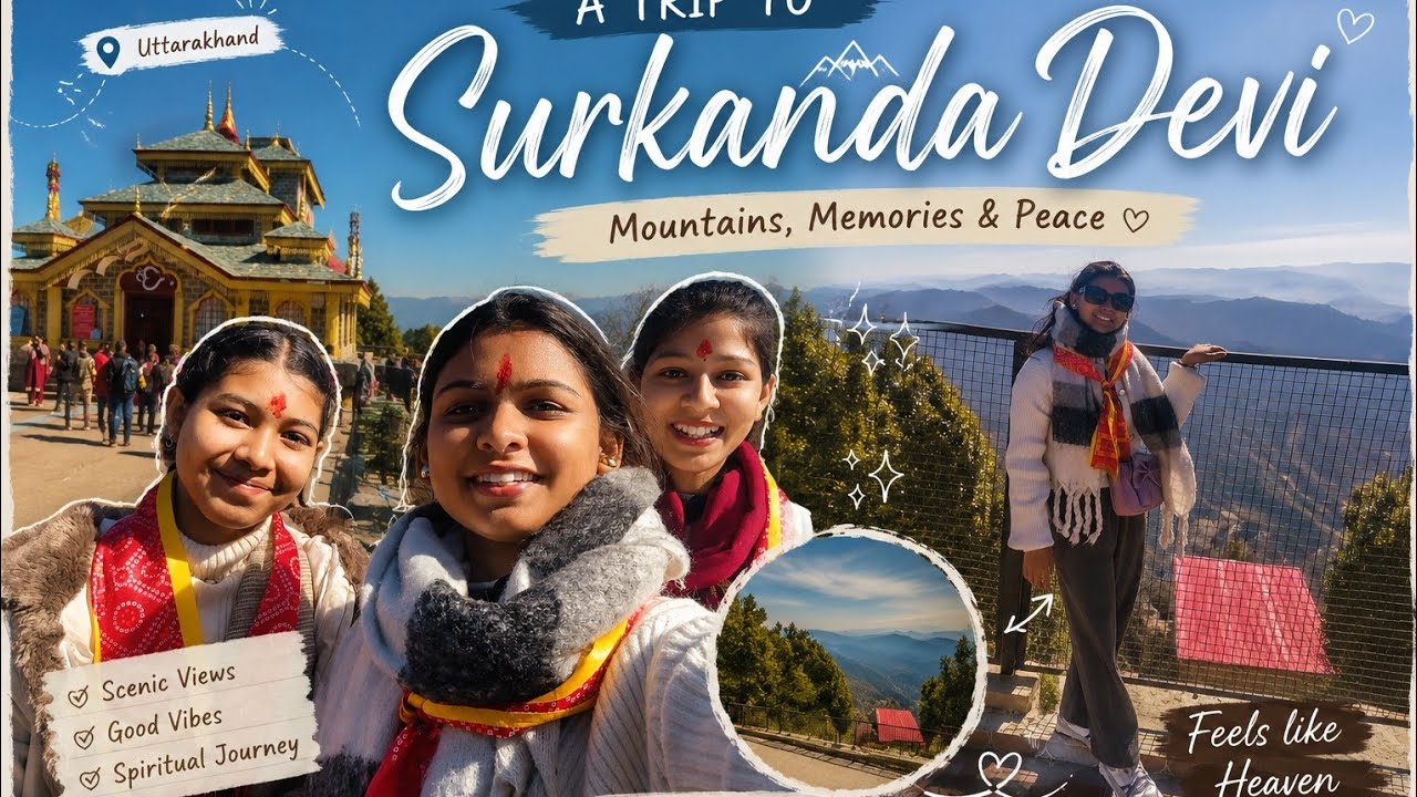 SURKANDA DEVI | Family Trip Vlog | पहाड़ों में भक्ति और सुकून ❤️