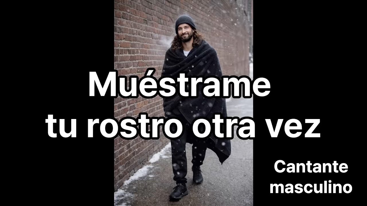 Muéstrame tu rostro otra vez (Cantante masculino)