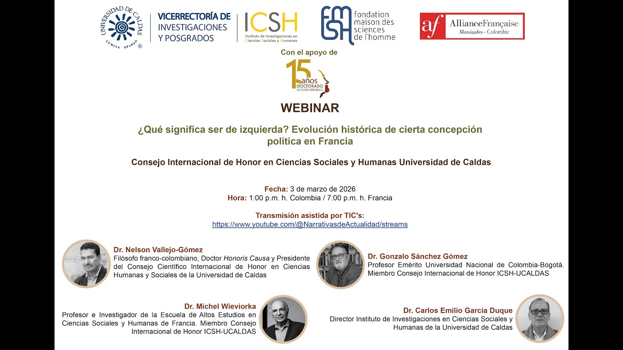 WEBINAR ¿Qué significa ser de izquierda? Evolución histórica de la concepción política en Francia