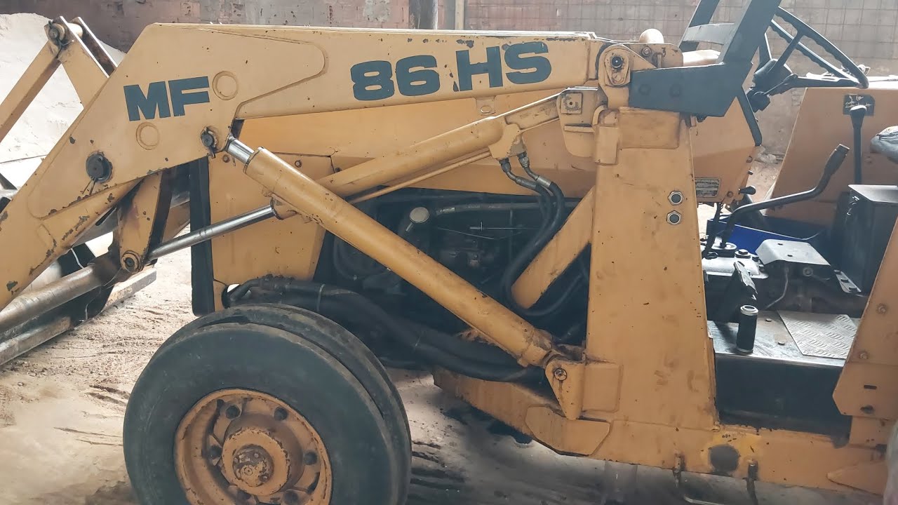 MF 86 HS  direção pesada sem força pra andar.