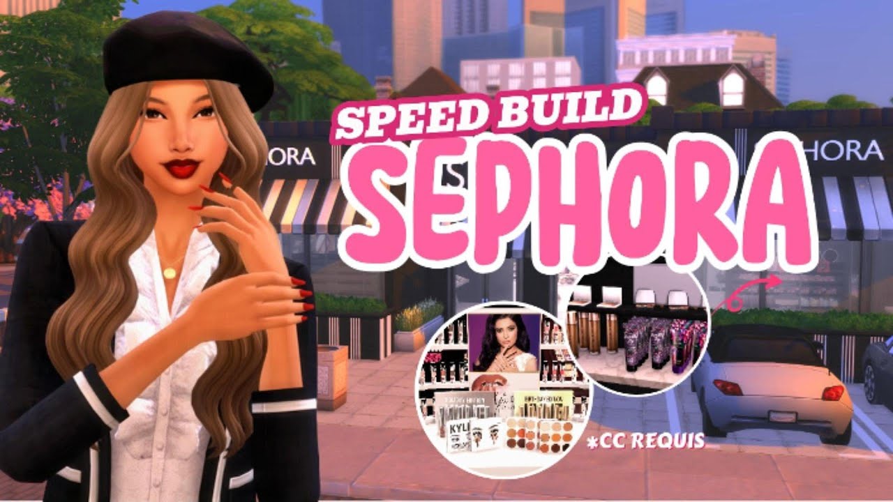 Je Crée un Sephora dans Les Sims 4 !! 🛍️💄〡SPEED BUILD〡CC REQUIS * MAGNOLIA PROMENADE  !!!🌳🏪
