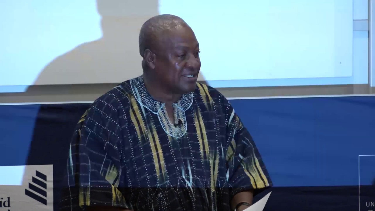 H.E. John Mahama: Democracy and elections in contemporary Africa