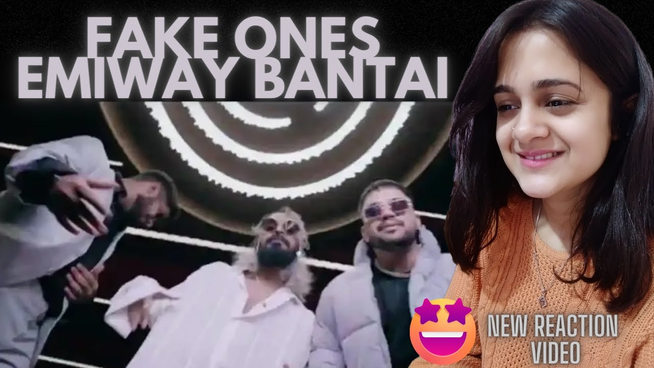 EMIWAY BANTAI X SHEZ X FLOWBO - FAKE ONES (PROD .MEMAX) | Reaction video | React with Himanshi