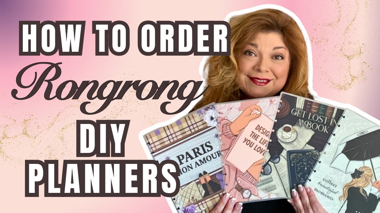 How to Order Rongrong DIY Planner and What I'm Using!