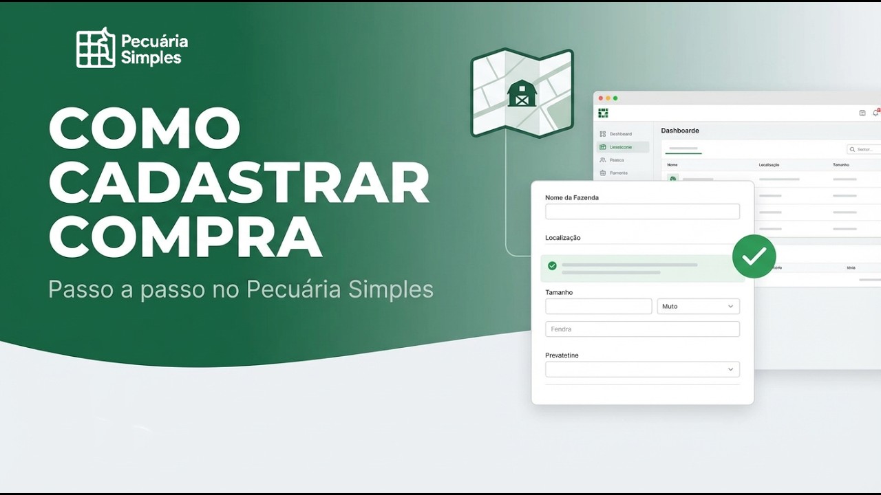 Como Cadastrar Compra no Pecuária Simples
