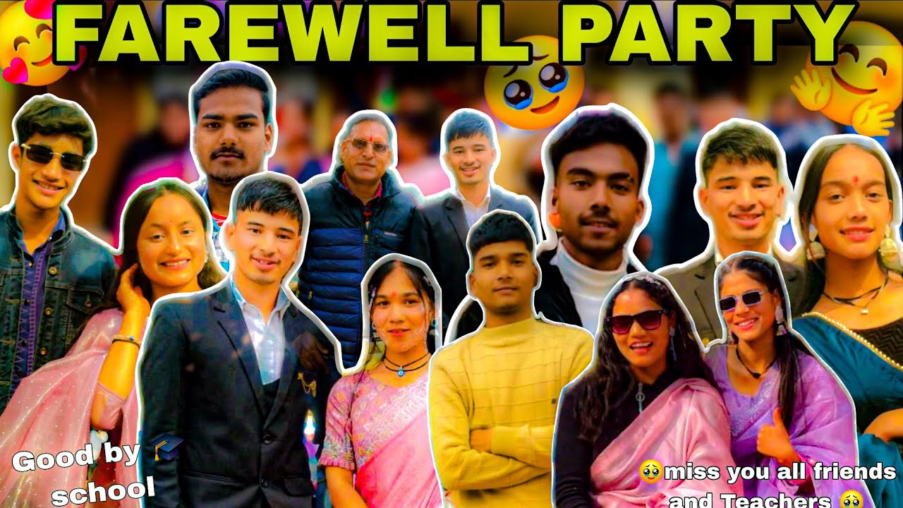 //🥰🥹Miss you all friends and Teachers 🥹A Journey to Remember: Best Farewell Party Ever! 🎉//