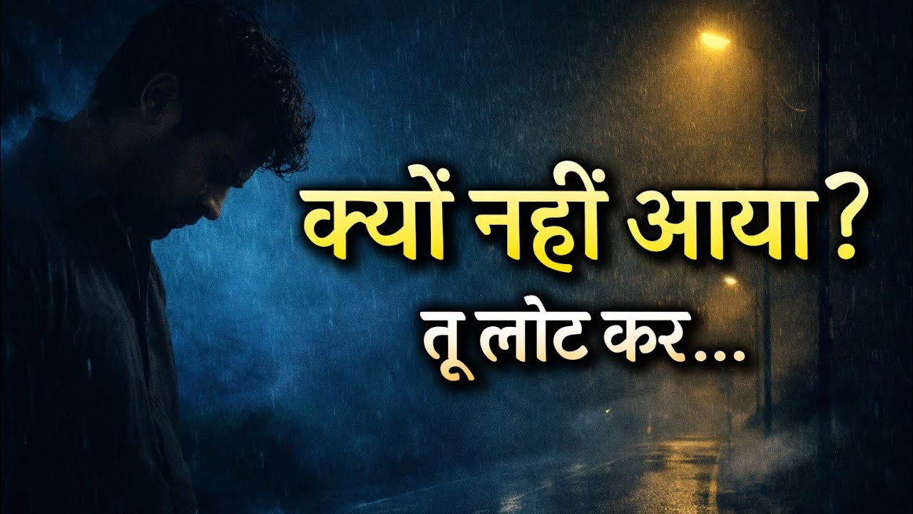 90s Sad Song | Tu Laut Ke Kyun Nahi Aaya | Heart Touching Hindi Song