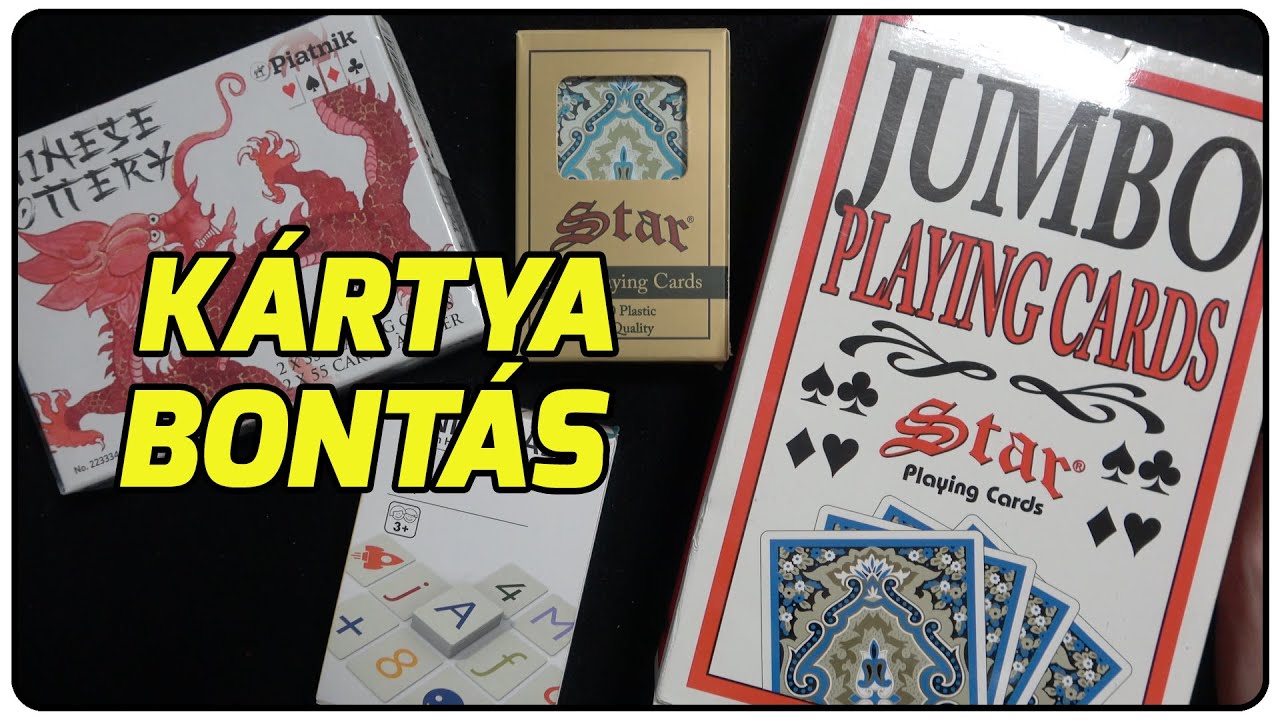 Jumbo, Ikea, Piatnik és Star paklik 😁 [Kártya bontás]