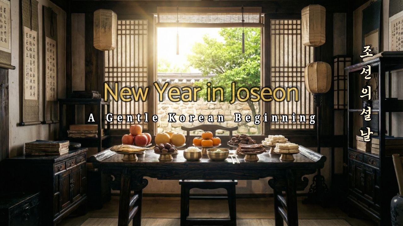 [New Year in Joseon] Warm Korean Academia for the New Year (설날에 틀어두기 좋은 한국 전통 앰비언트 | 3 Hours)