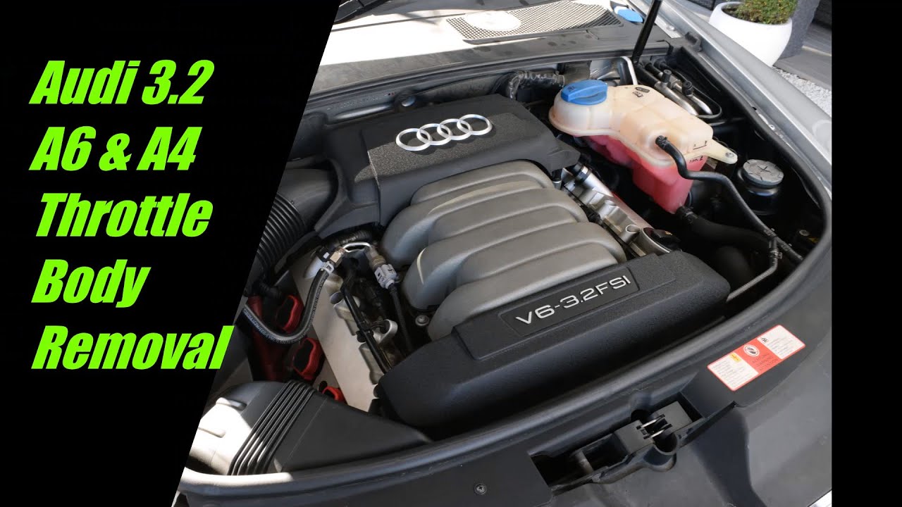 Audi A6 & A4 3.2 Throttle Body Removal