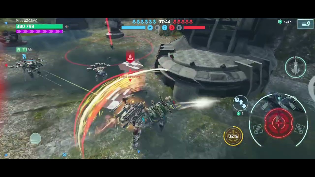 Playing the war robots test server 