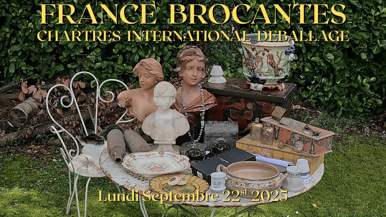 EP 63 Chartres International Monthly Antiques Fair Fleamarket ComeThrifting Brocante Finds With Us