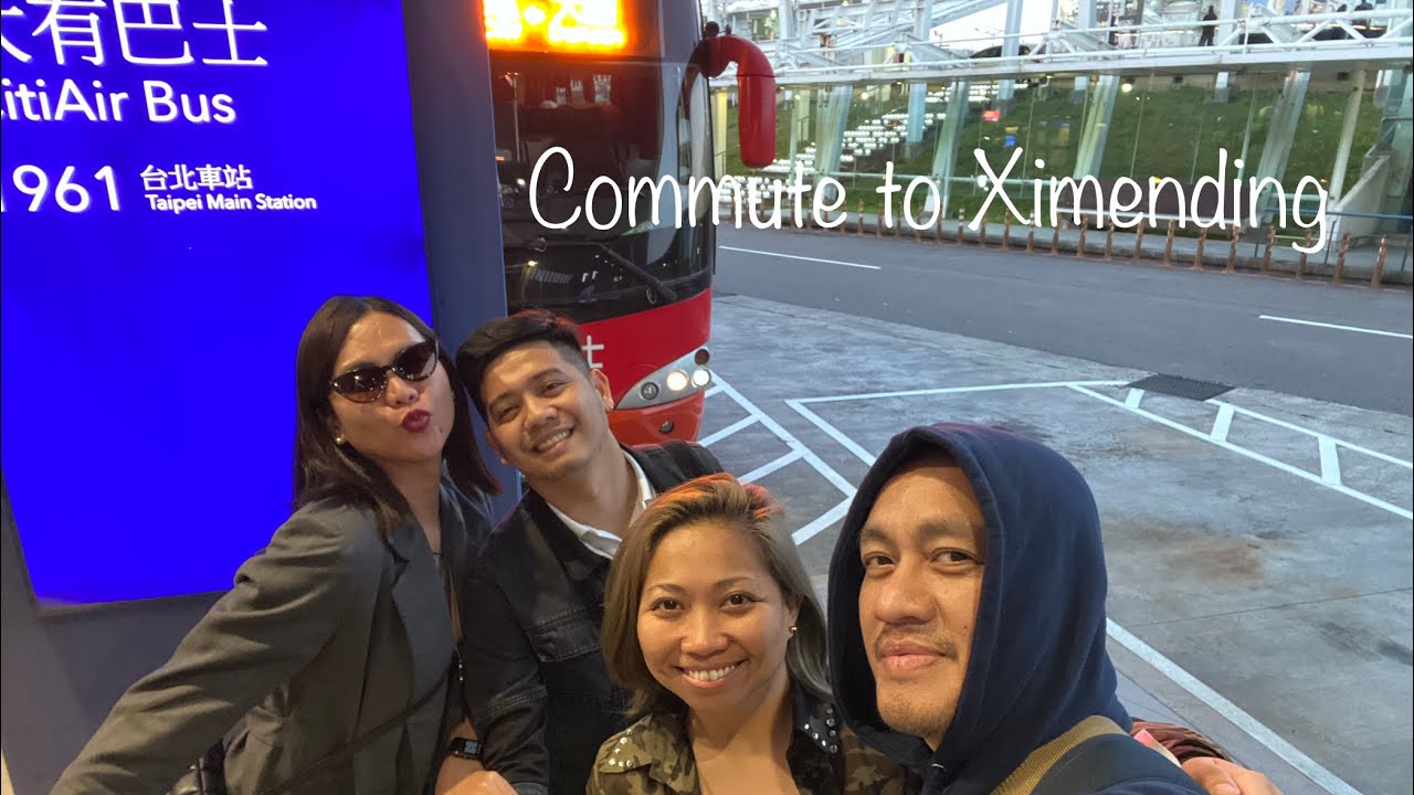 Bus ride from Taoyuan Airport to Ximending