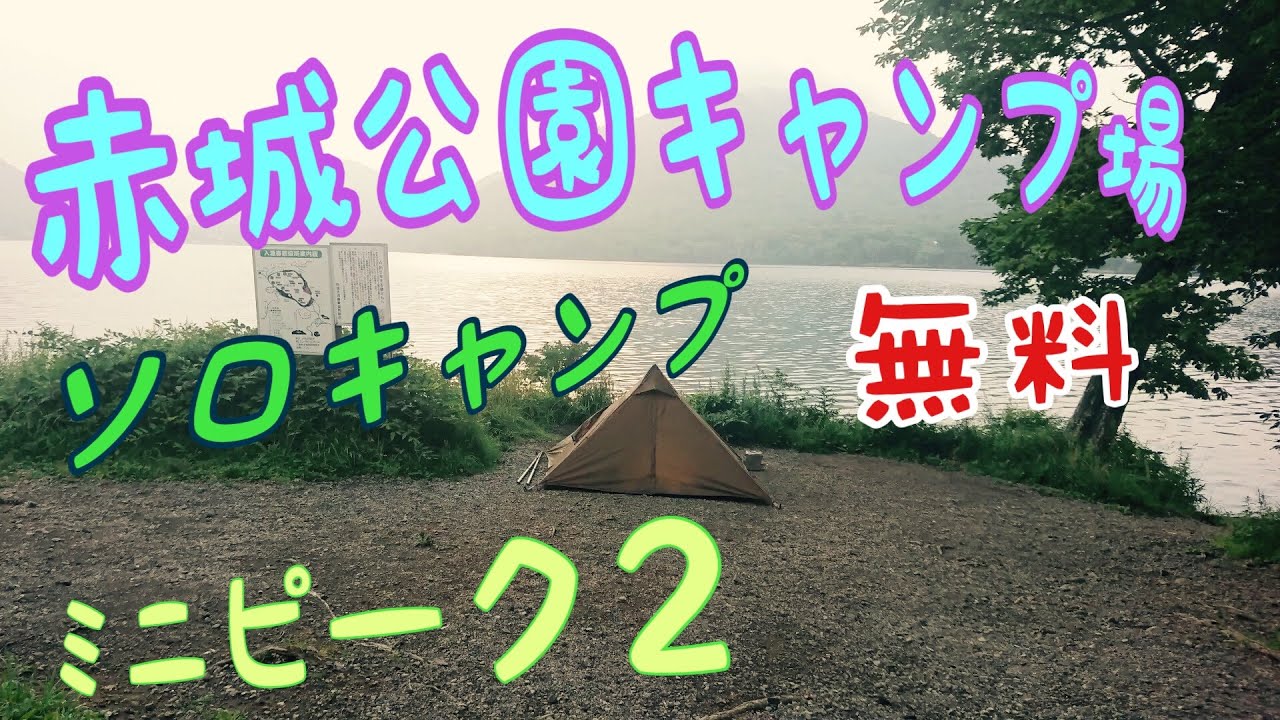 【県立赤城公園キャンプ場】ミニピーク２で夏キャンプ！