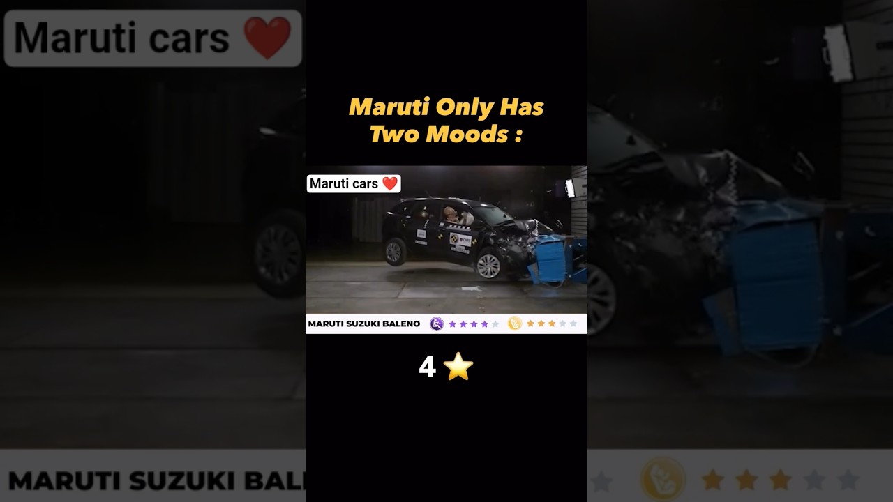 now Maruti Suzuki cars are also safe #marutisuzuki #crashtest