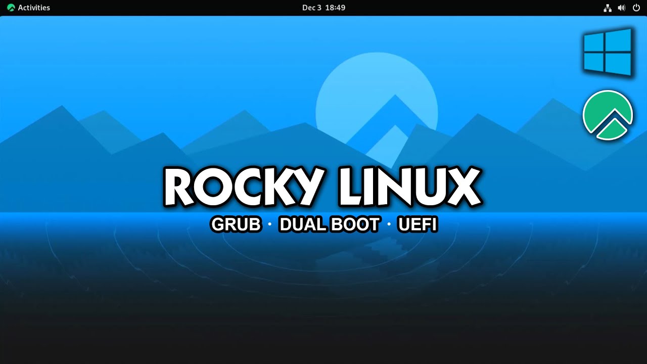 Установка Rocky Linux — двойная загрузка с Windows