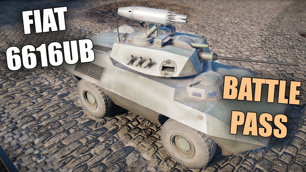 БЫСТРЫЙ ОБЗОР НОВИНКИ BATTLE PASS FIAT 6616UB-16 в War Thunder
