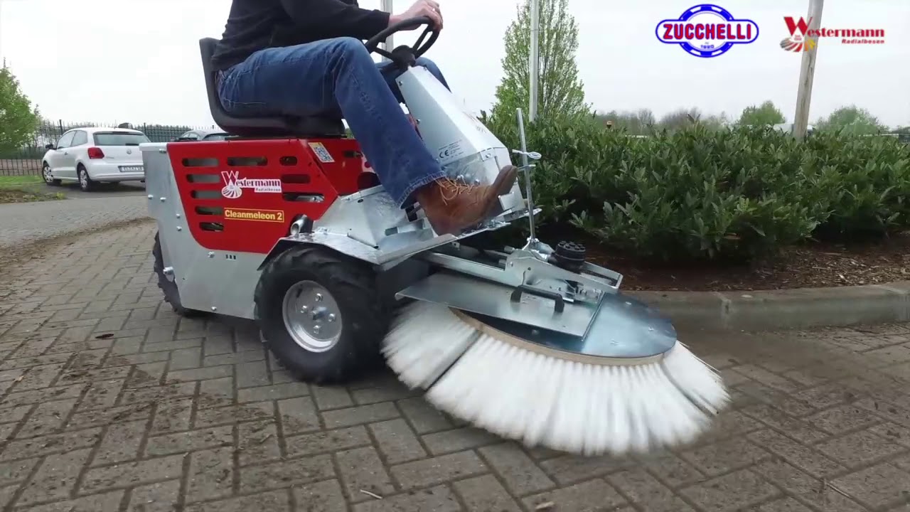 MACCHINARI WESTERMANN-Radialbesen Cleanmeleon 2 con spazzola radiale R 1000