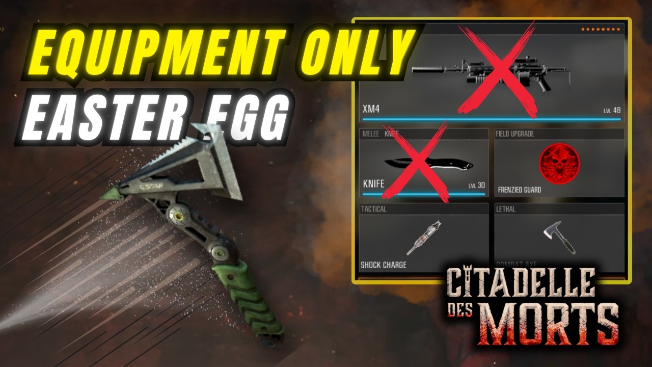 I Beat The Citadelle Des Morts Easter Egg EQUIPMENT ONLY