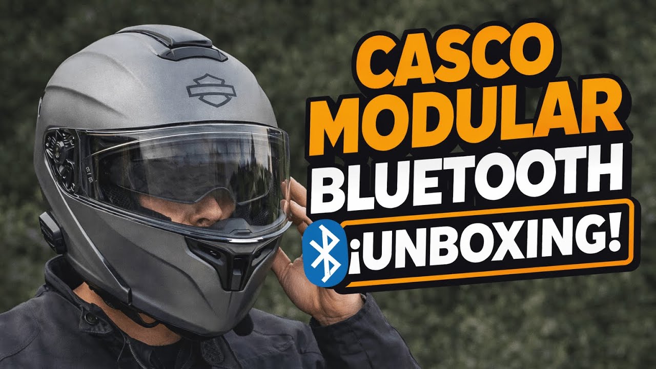 👉 ¿Vale la pena el Casco Modular Bluetooth de Harley-Davidson? | Outrush R Unboxing