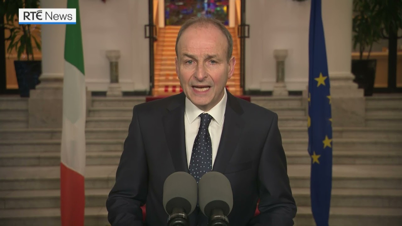 Taoiseach Micheál Martin announces further Covid-19 restrictions this Christmas