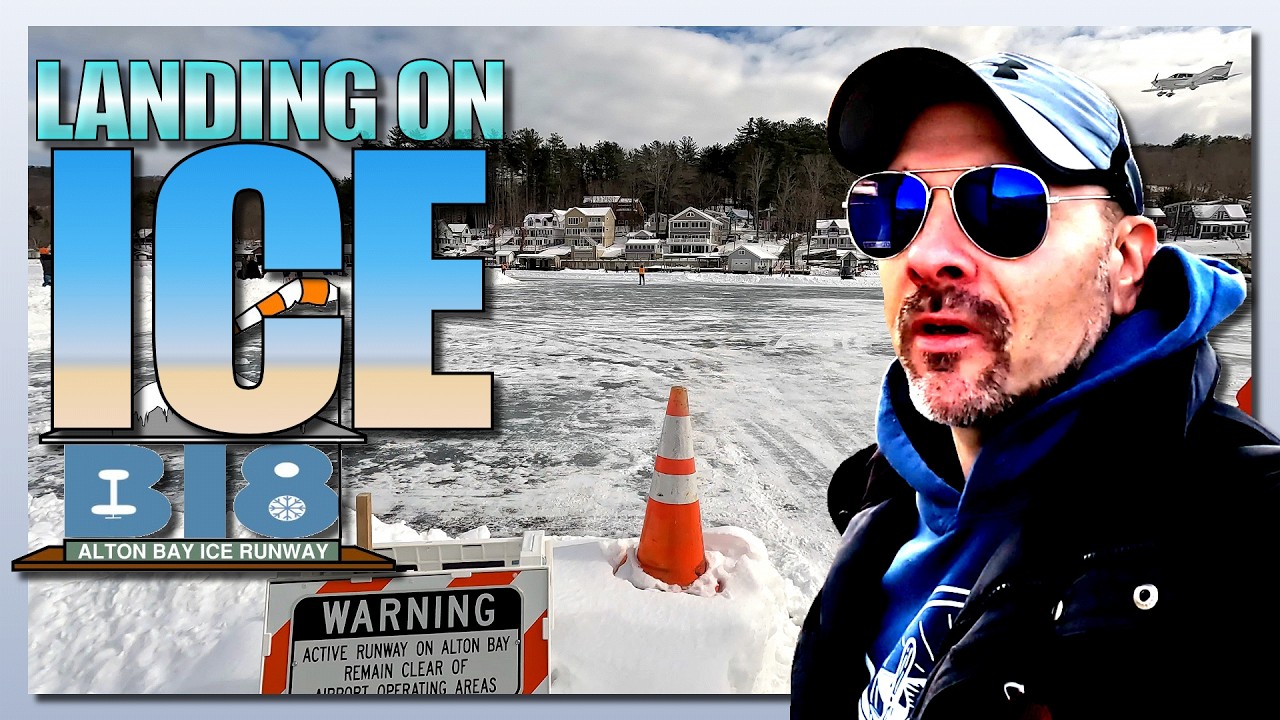 Landing at Alton Bay Ice Runway, are we nuts?