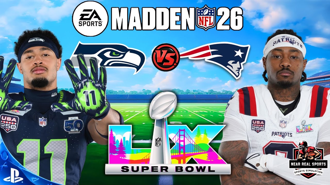 SEAHAWKS vs PATRIOTS | NFL SUPER BOWL LX | MADDEN 26 PREDICTIONS