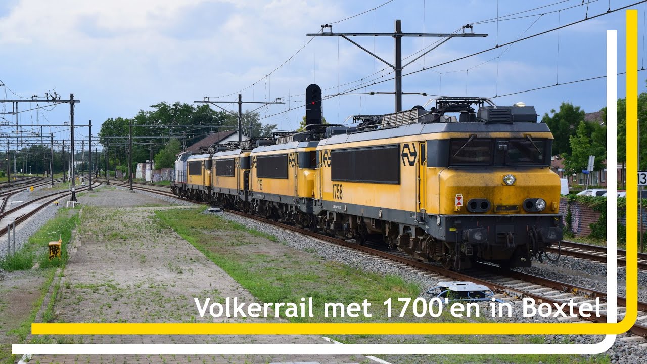 Volkerrail 203-4 met NS 1733, 1757, 1763 en 1758 op station Boxtel