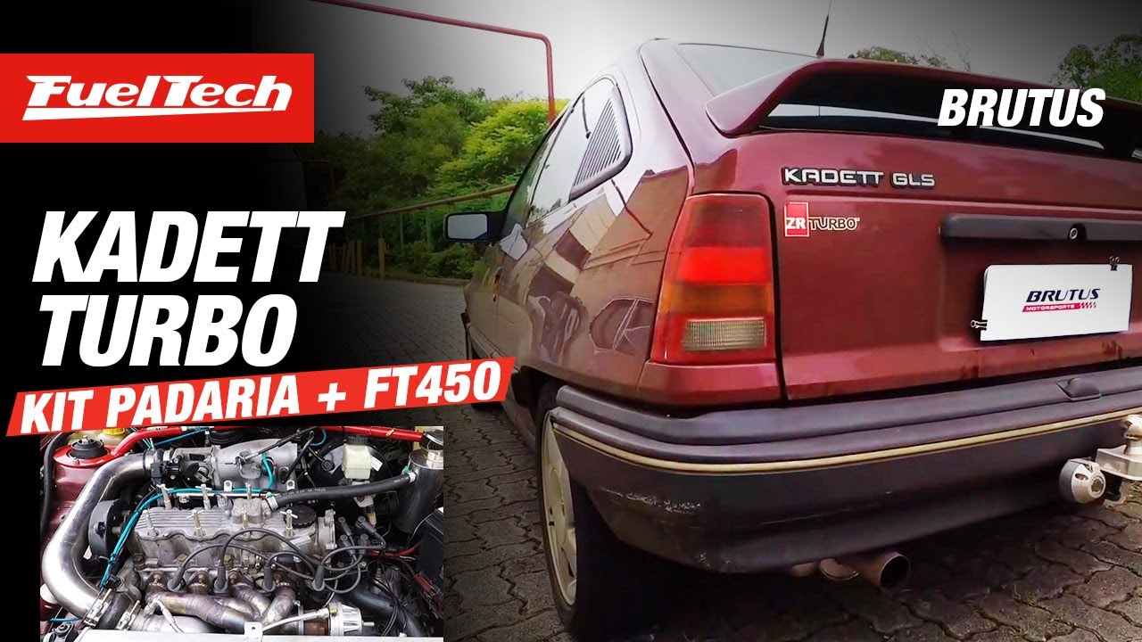 KADETT KIT TURBO PADARIA + ACERTO FINO INJEÇÃO FUELTECH FT450!