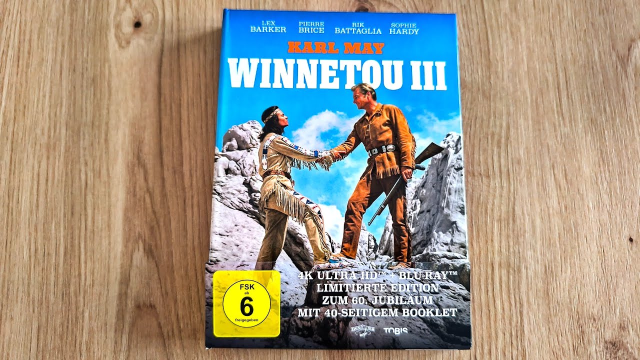 Ein au&szlig;erordentlich atmosph&auml;rischer Western! - WINNETOU III (1965) Filmkritik + Mediabook Unboxing