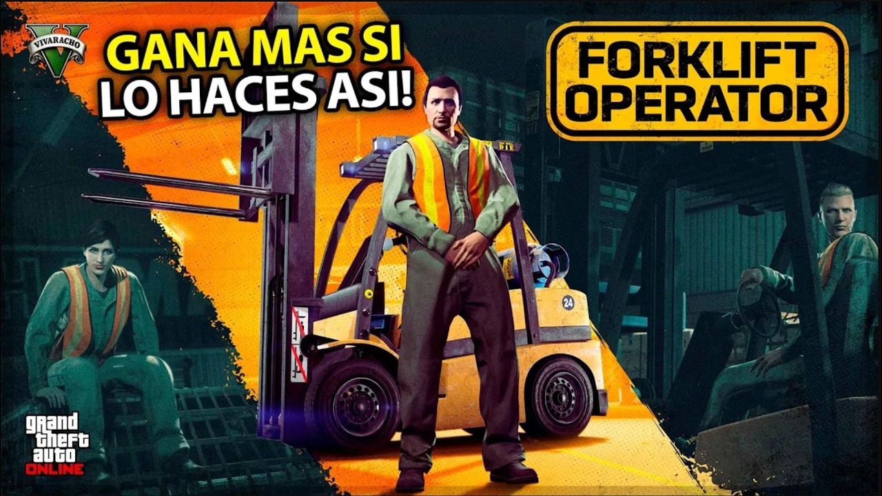 GUIA de TRABAJO de MONTACARGAS en GTA V Online