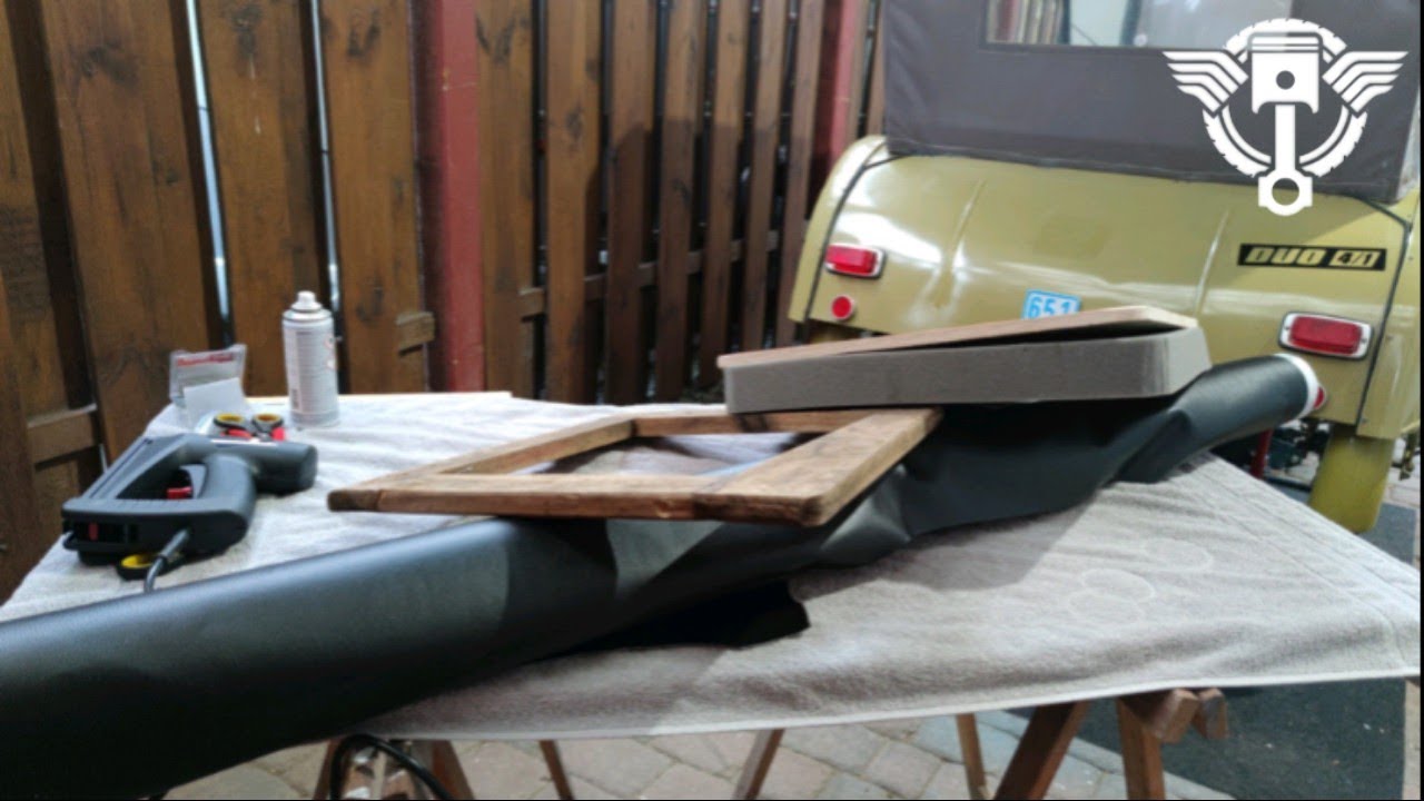 Krause/Simson DUO 4.1 Sitzbank Neu polstern und mit Kunstleder beziehen/Restauration