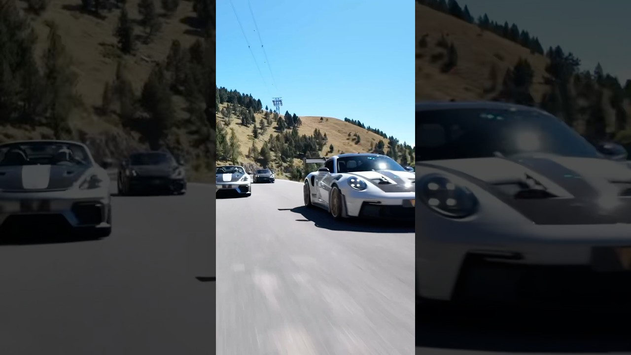 GT3 RS vs GT2 RS vs GT4 RS vs Spyder RS #porsche  #gt3rs #gt2rs #gt4rs #spyderrs