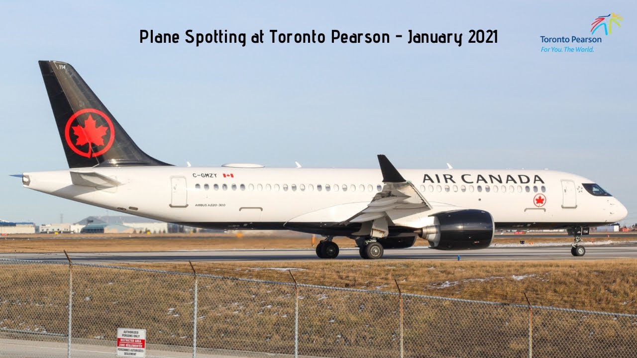 30 Minutes of Plane Spotting at Toronto Pearson International Airport | January 2021