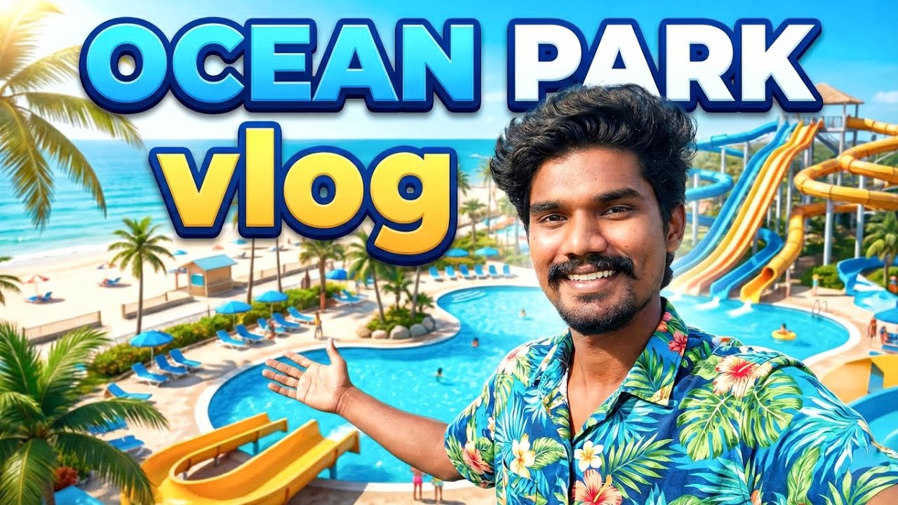 Ocean park vlog video || in gandipet location 📍|| #oceanpark #vlog #trending 