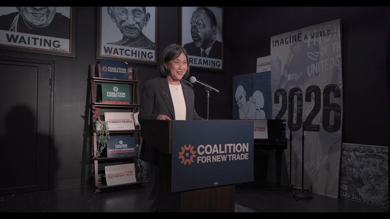 Ambassador Katherine Tai | Coalition for New Trade Launch
