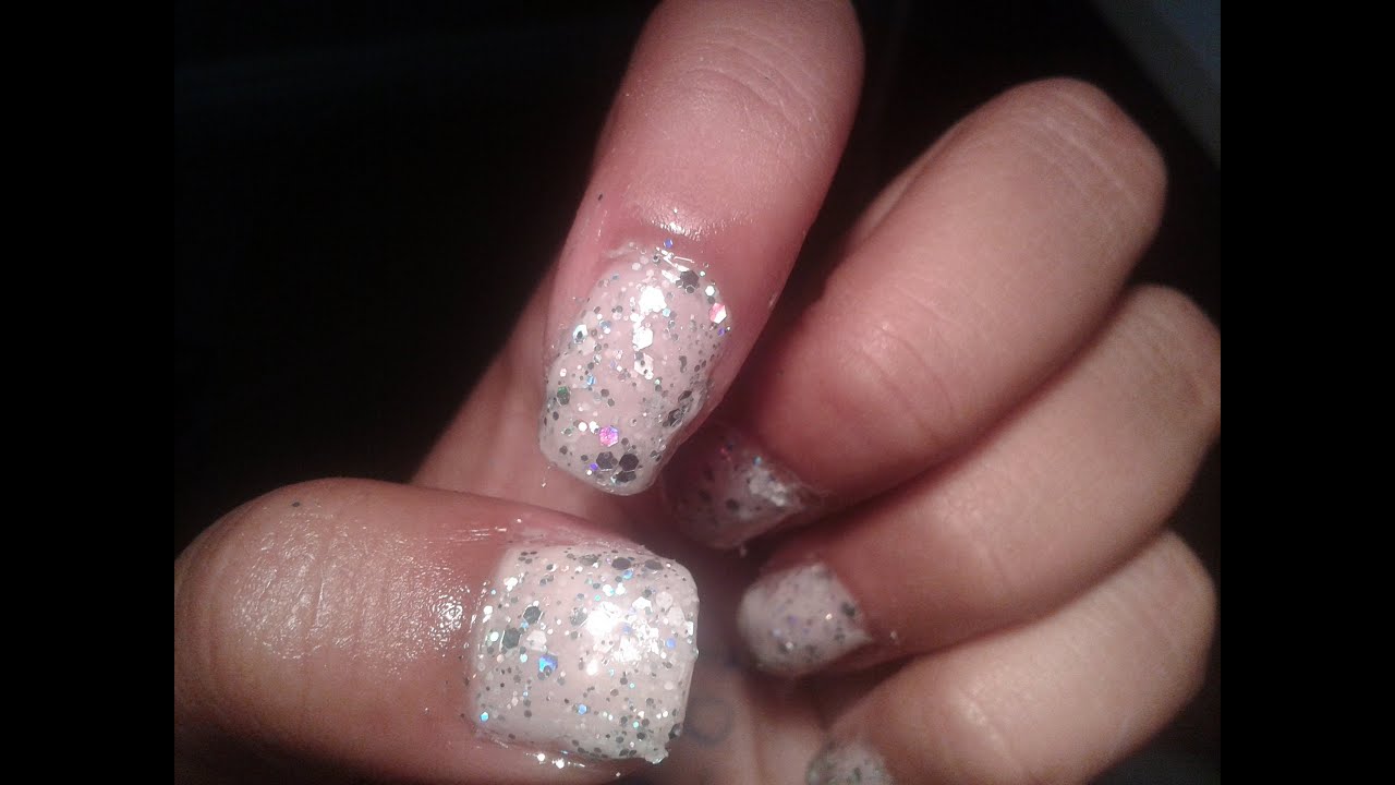 Glitter Sandwich / Glitter Layers / Jelly Nails