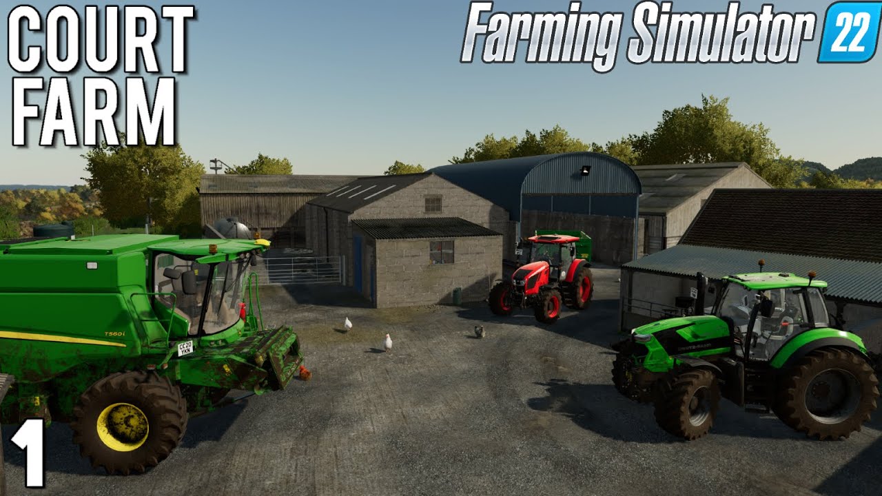The Adventure Begins! | Court Farm | Farming Simulator 22 - Ep1