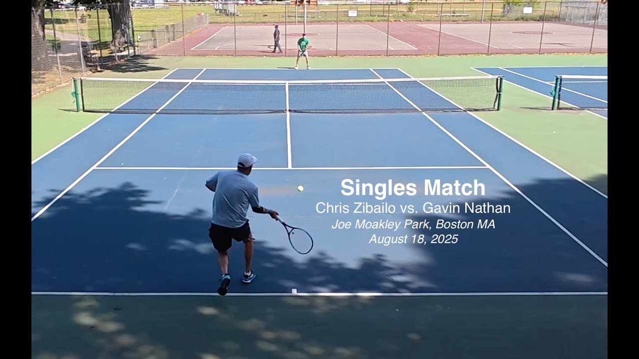 August 18, 2025 Singles match between Chris Zibailo & Gavin Nathan