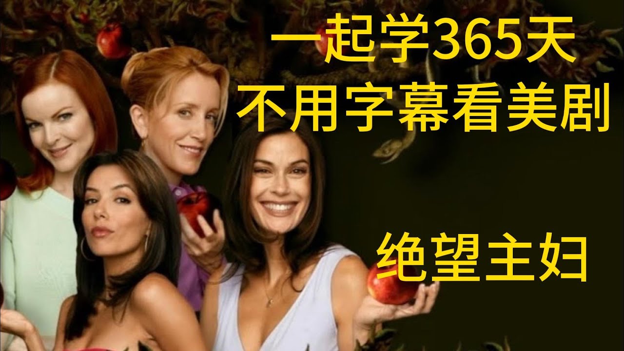 365天逐句学完绝望主妇不用字幕看美剧Day37
