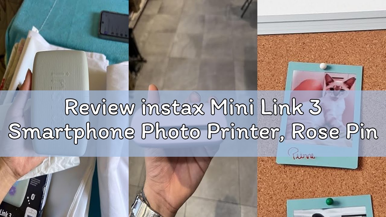 Review instax Mini Link 3 Smartphone Photo Printer, Rose Pink