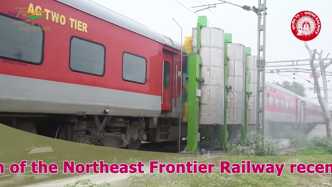 Automatic Coach Washing Plant at Kamakhya Coach Maintenance Depot