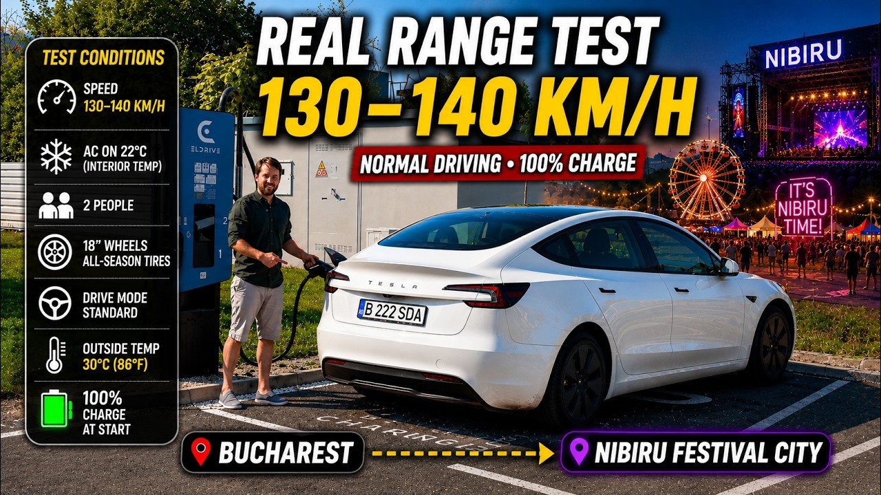 Тест запаса хода Tesla Model 3 Long Range RWD