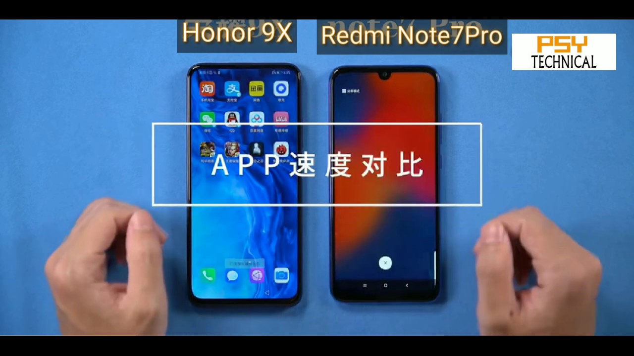 Honor 9x vs Redmi note 7 pro Speed test