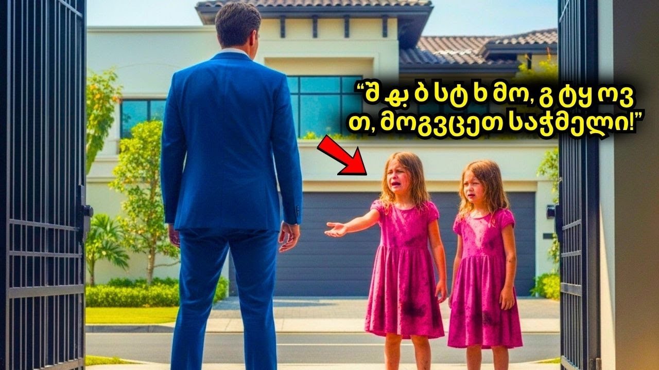 უსახლო მილიონერმა თავის ჭიშკართან ორი შიმშილი ტყუპი დაინახა, მათი სახეების დანახვაზე იგი შოკში ჩავარ